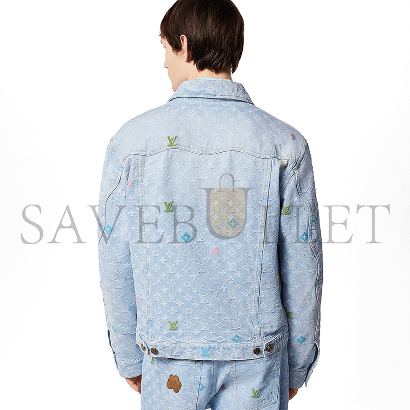 LOUIS VUITTON JAQUETA JEANS MONOGRAM 1AFRXM